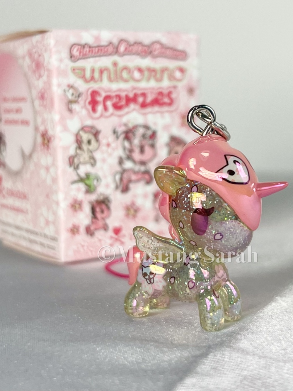 Tokidoki Fubuki Shimmer Cherry Blossom Unicorno Frenzies Phone Bag Charm new